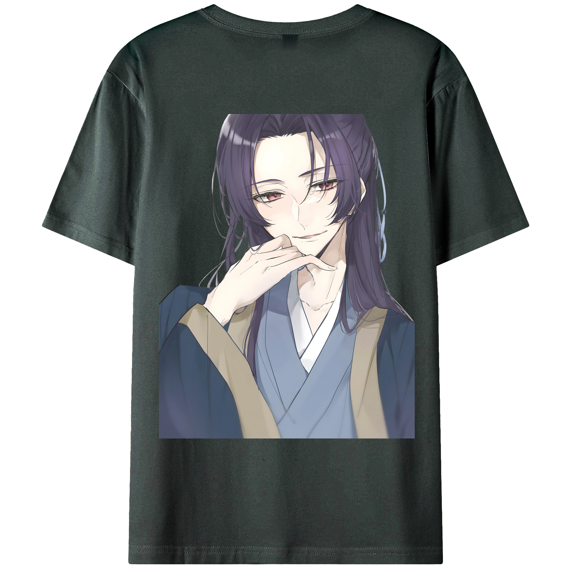 （画像用） 薬屋のひとりごと The Apothecary Diaries 綿100％ メンズ半袖Tシャツ（バックプリント） 通気性
